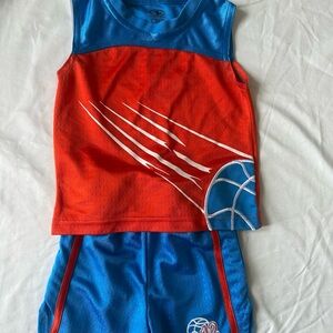 Vintage Toddler Basketball Set